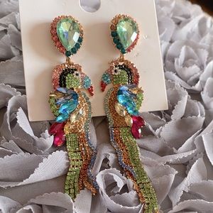 Toucan Crystal Earrings